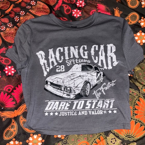 woman’s grey crop top - Picture 1 of 1